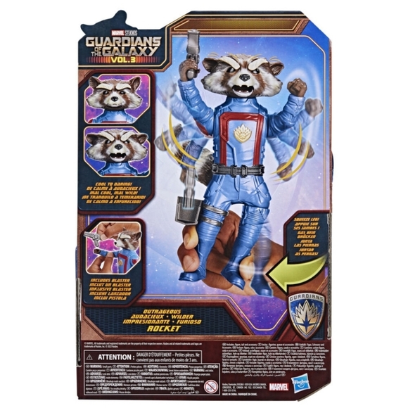 Marvel Studios' Guardians of the Galaxy Vol. 3 Marvel's Rocket Action Figure - Picture 4 of 4